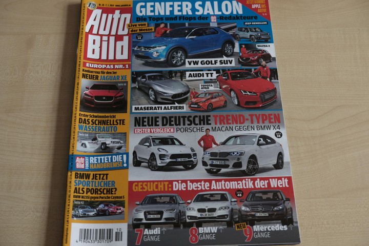 Deckblatt Auto Bild (10/2014)